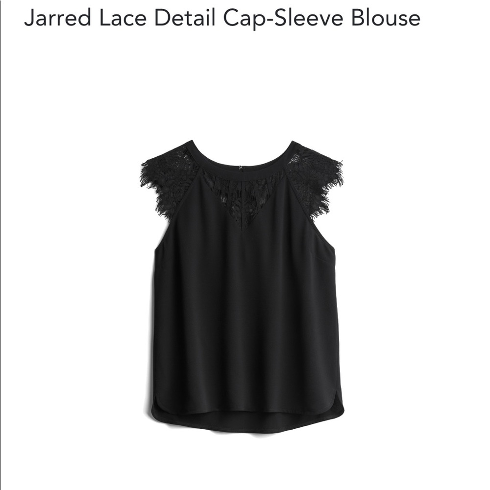 41 Hawthorn Lace Detail Cap Sleeved Top